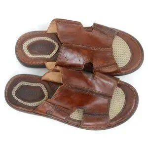 Born | Shoes | Born Mens 1m Brown Leather Sandals Slip On  display picture 1